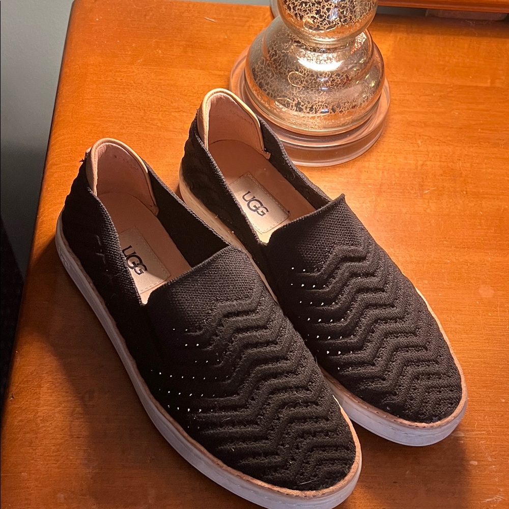 UGG Black Slip-On Sneakers